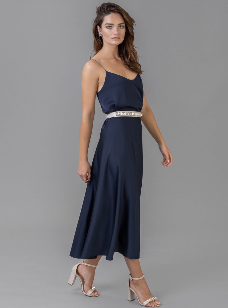 Ballkleid dunkelblau Tüll