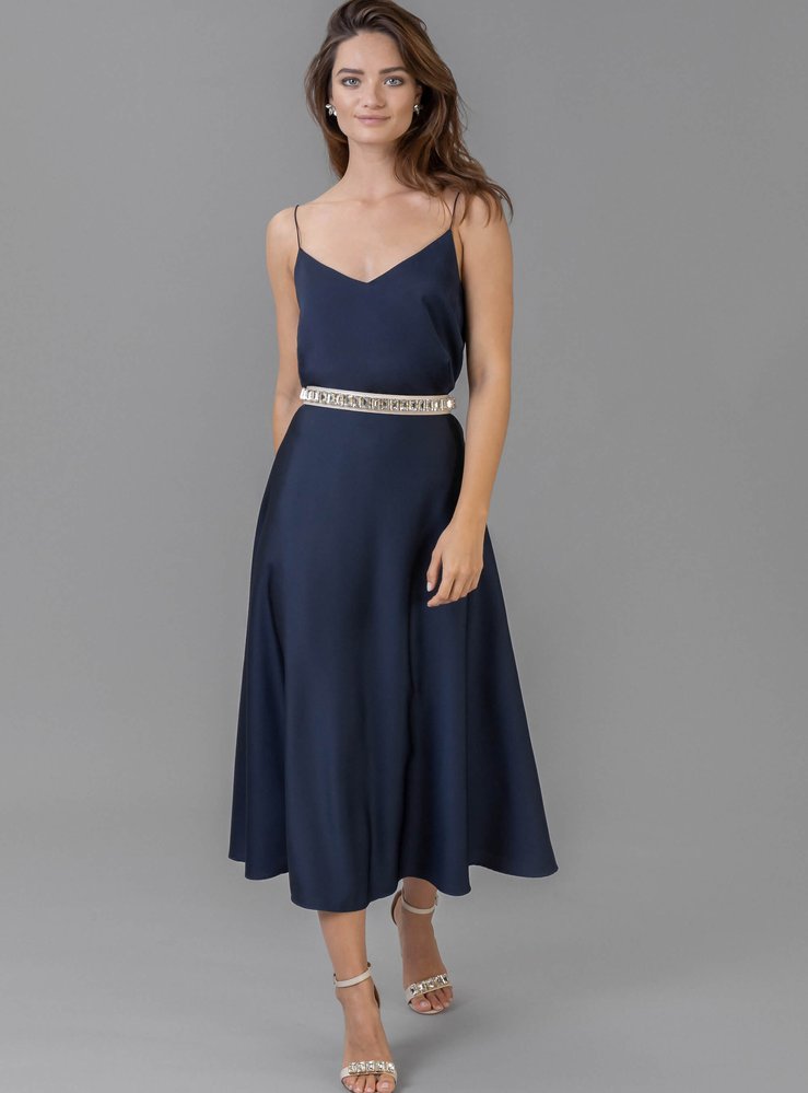 Ballkleid dunkelblau Tüll