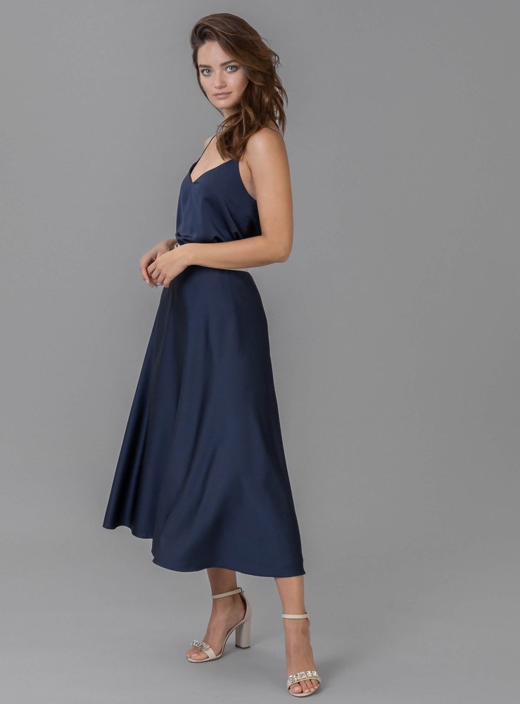 Ballkleid dunkelblau Tüll